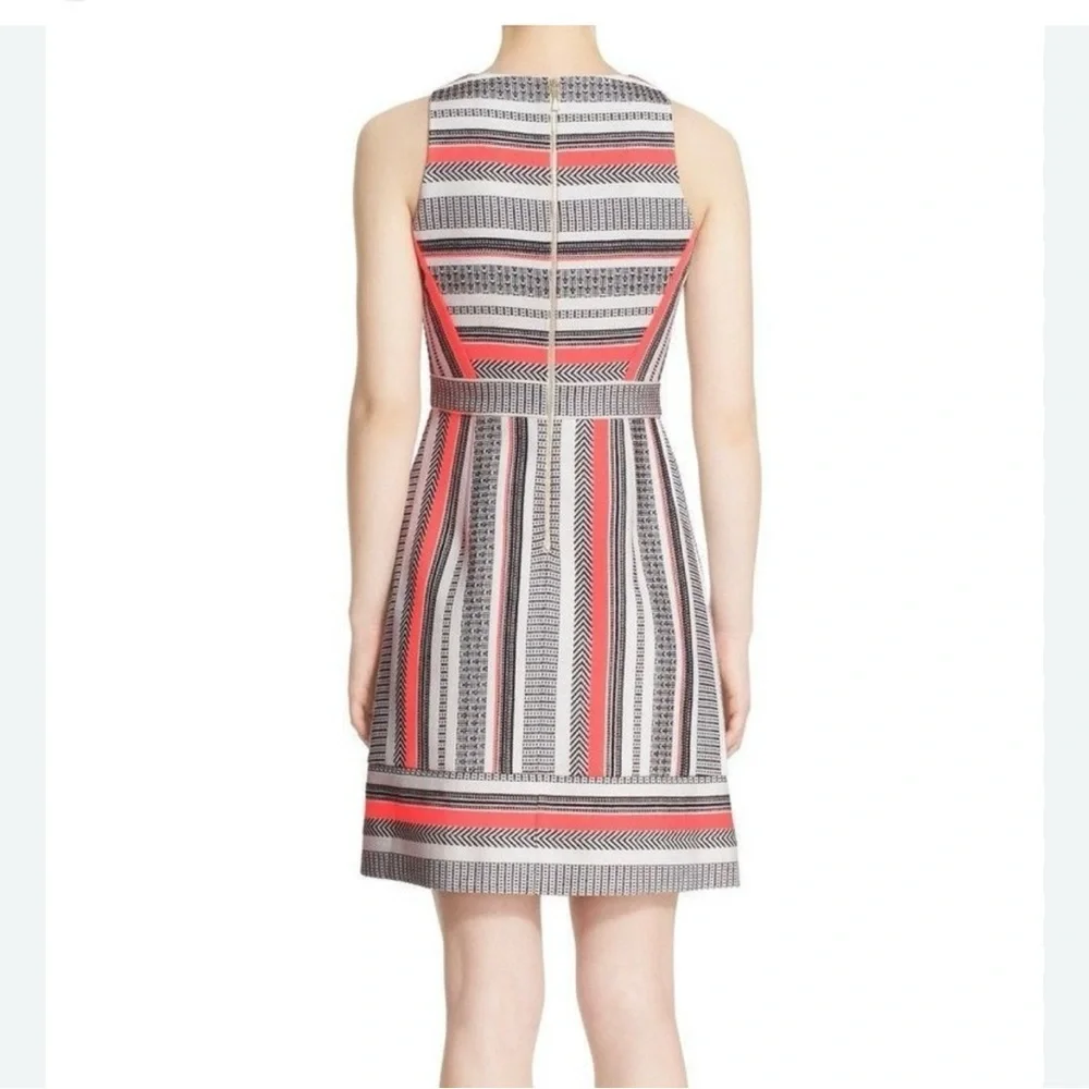 Kate Spade Flights of Fancy Ribbon Jacquard Stripe Dress Office Party